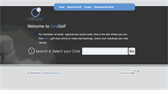 Desktop Screenshot of 1golf.com.au