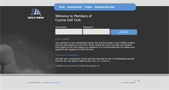 Desktop Screenshot of cooma.1golf.com.au